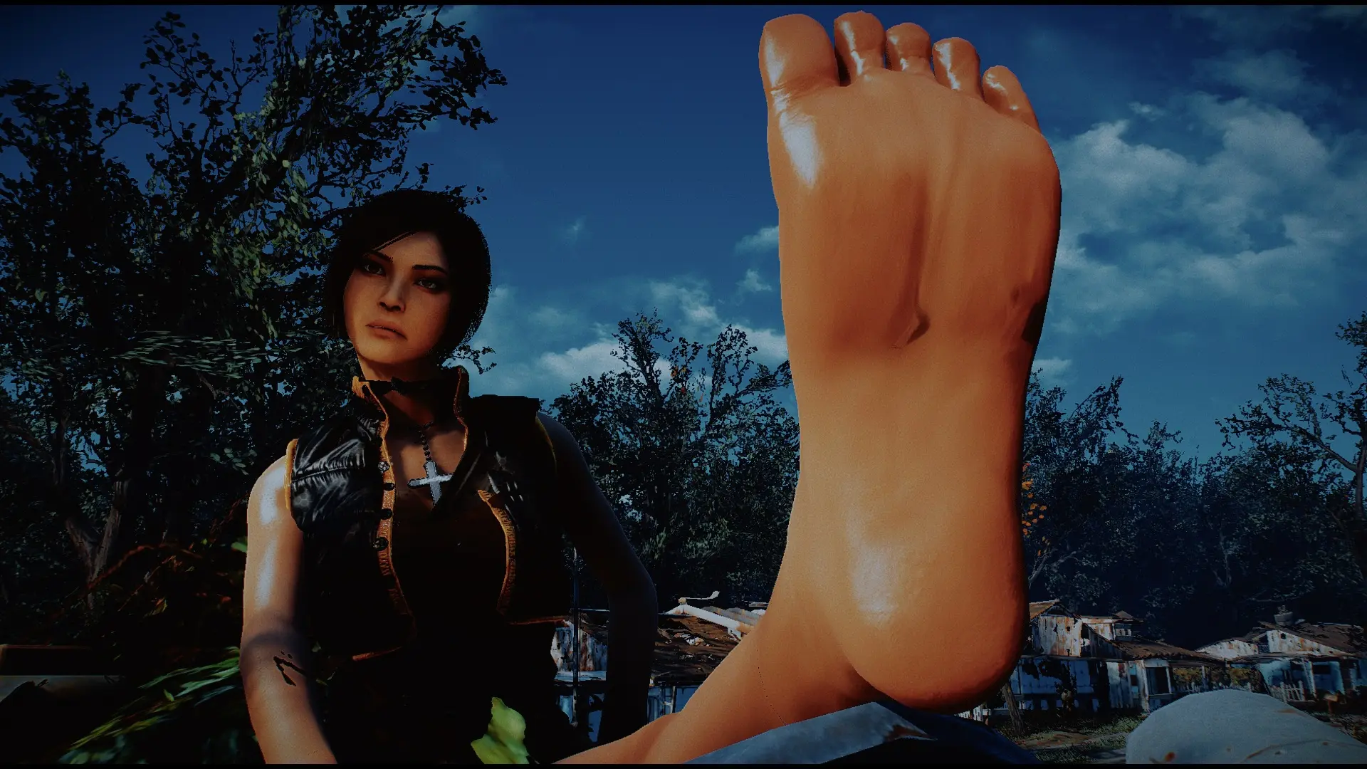 ada wong feet