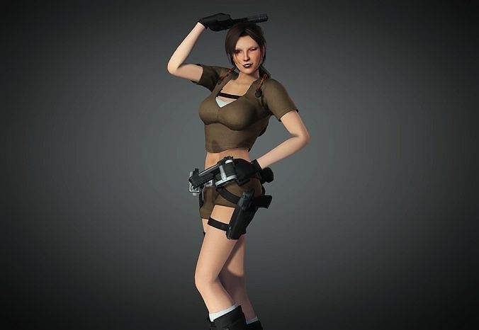 donald hagerman share 3d animation lara croft photos