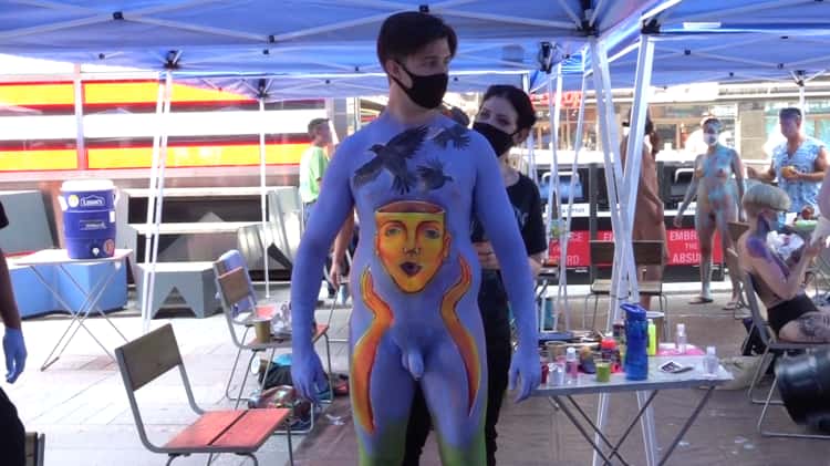 arvie vasquez recommends naked in body paint pic