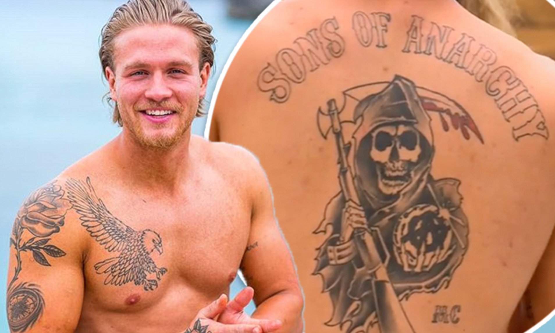 Jax Teller Tattoos wrestling fetish