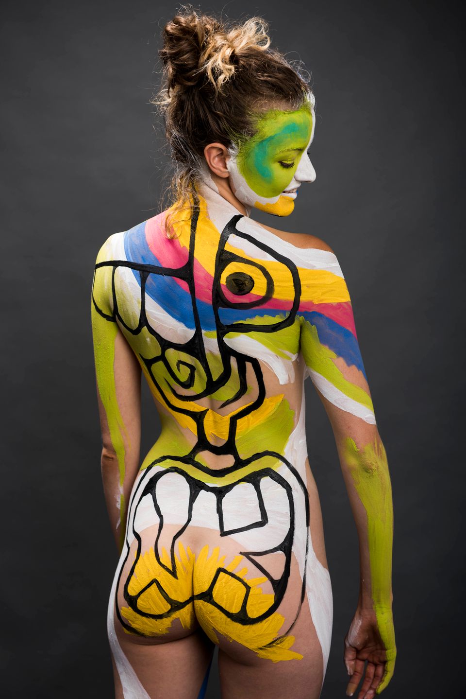 alisa flickner recommends nude female body painting pic