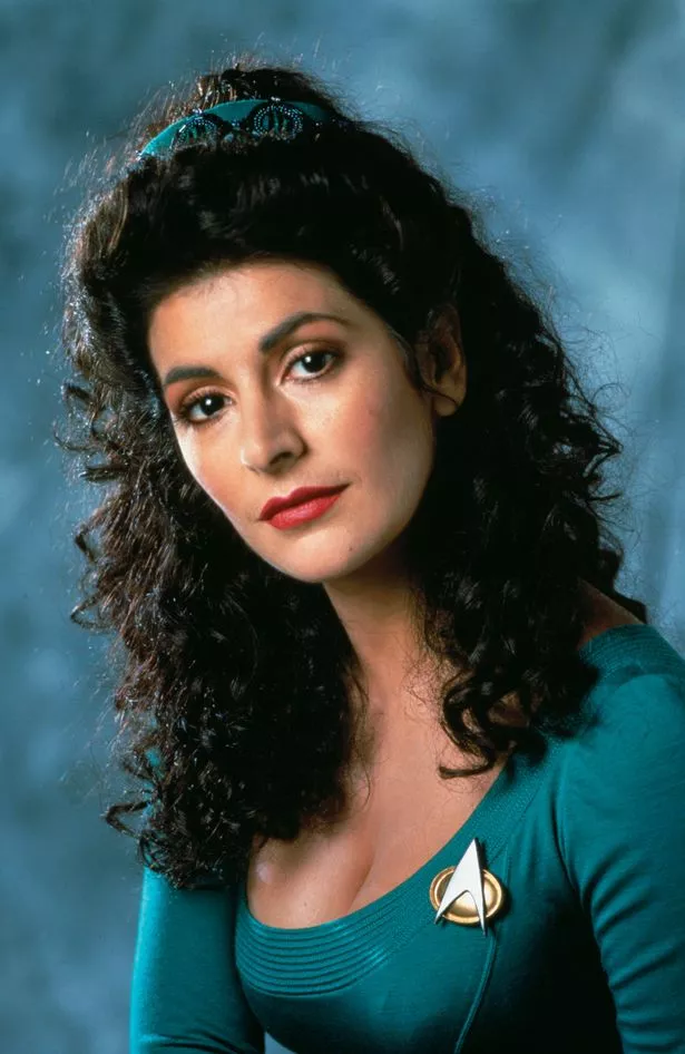 bansari mehta recommends marina sirtis sexy pic