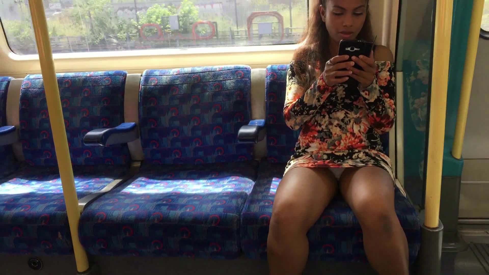 antoinette doe recommends Up Skirt On A Train