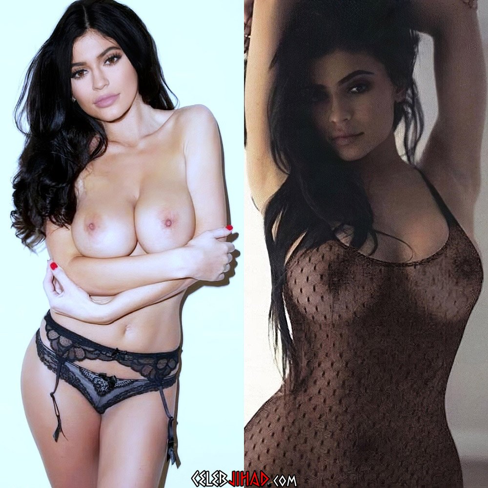 Kylie Jenner Naked Photos lactating boobs