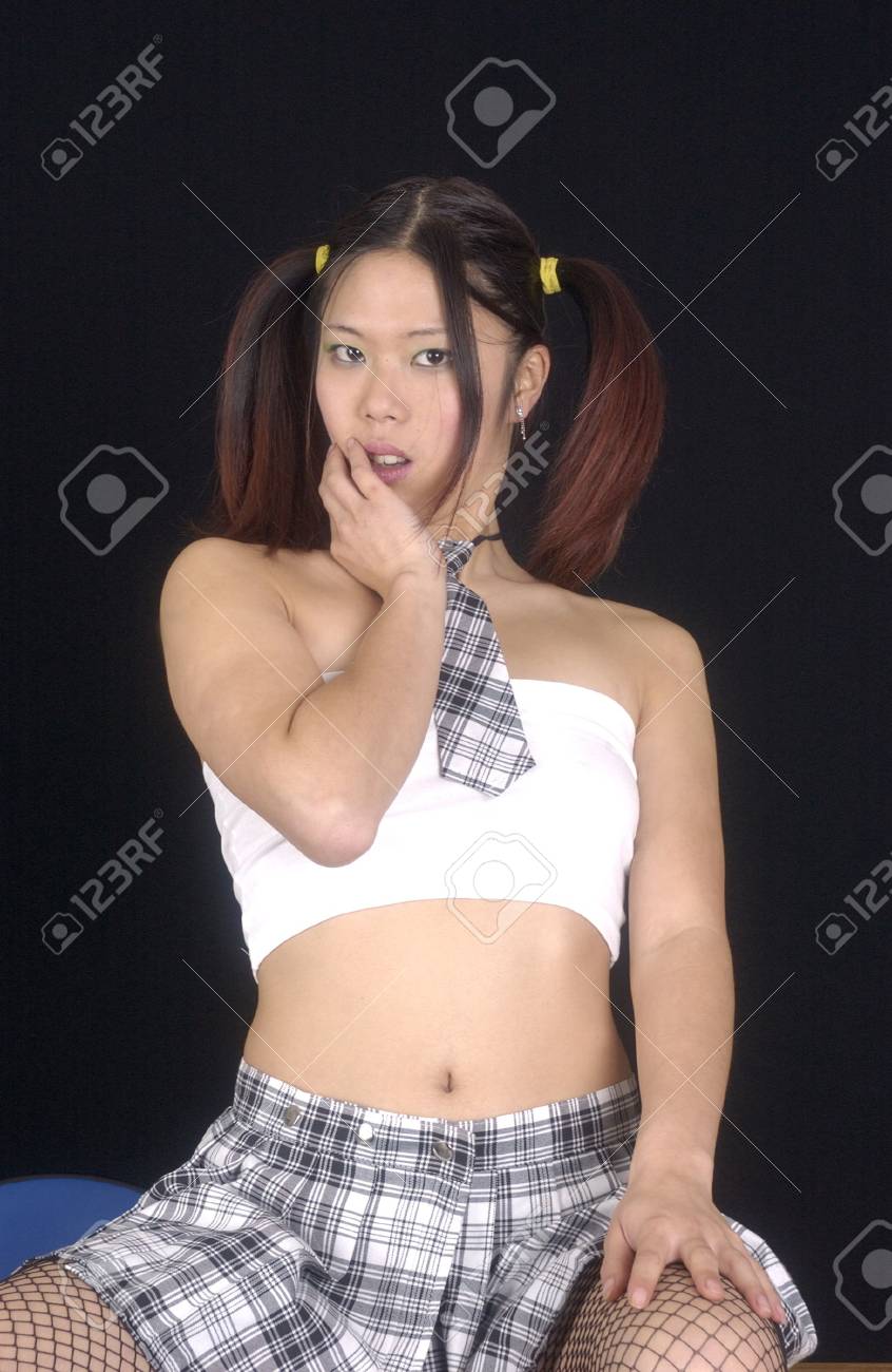 asian schoolgirl striptease