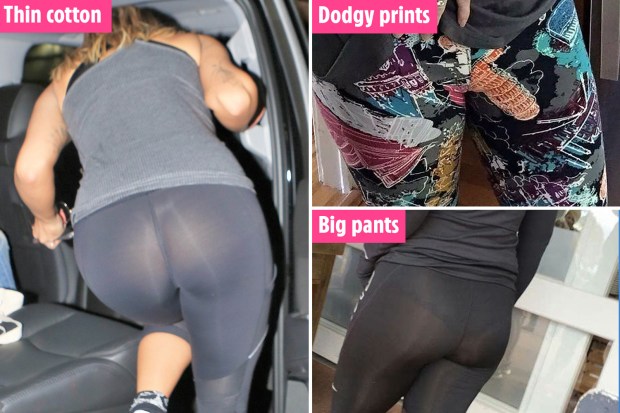 public see thru leggings