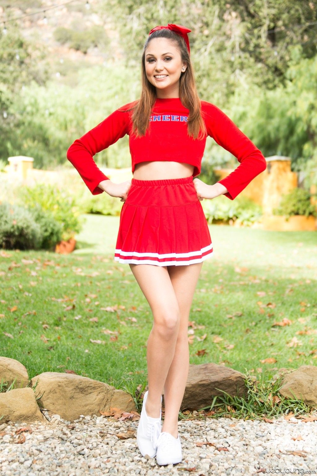 benson foo add photo alina west cheerleader