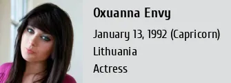 ayosh mohamed recommends Oxuanna Envy