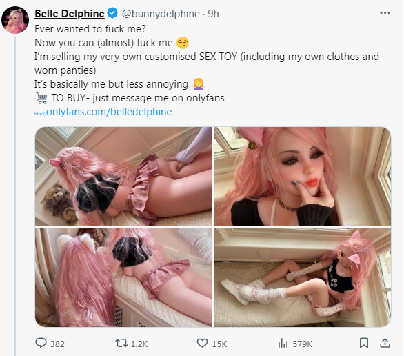 benton davis recommends belle delphine sec pic