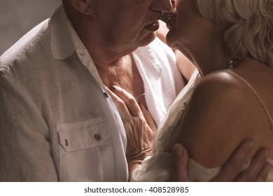 Best of Elderly couple making love