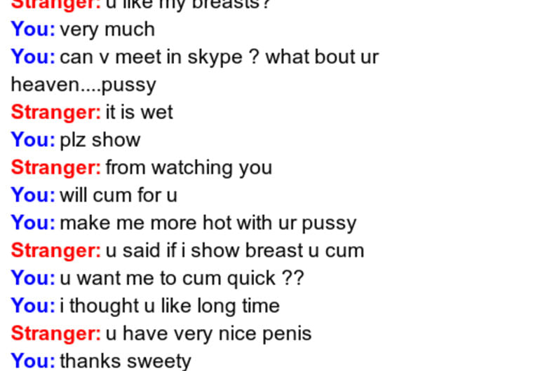 omegle sexchat