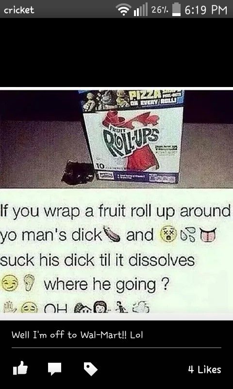 christine dilena add fruit roll up on dick photo