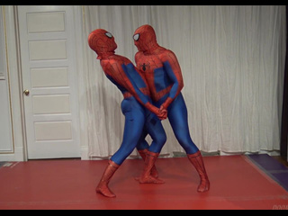 Horny brunette and zaza Spiderman Bondage platser mariestad