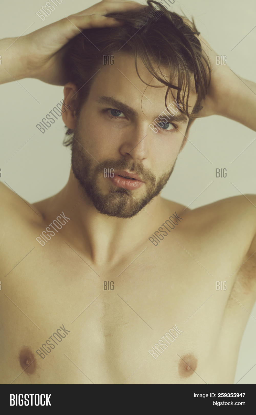 dong di add hot naked guys with beards photo