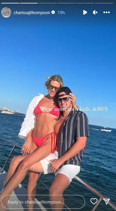 carol holtzclaw share charissa thompson in bikini photos