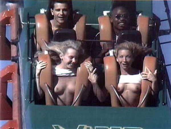 Best of Tits on rollercoaster