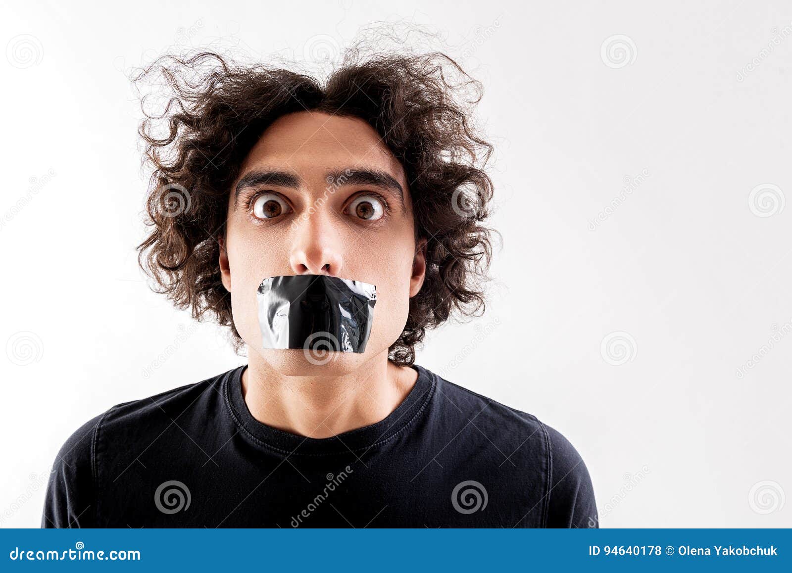 babatunde ogunleye add gagged with black tape photo