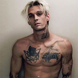 Aaron Carter Jerking Off erotic gif