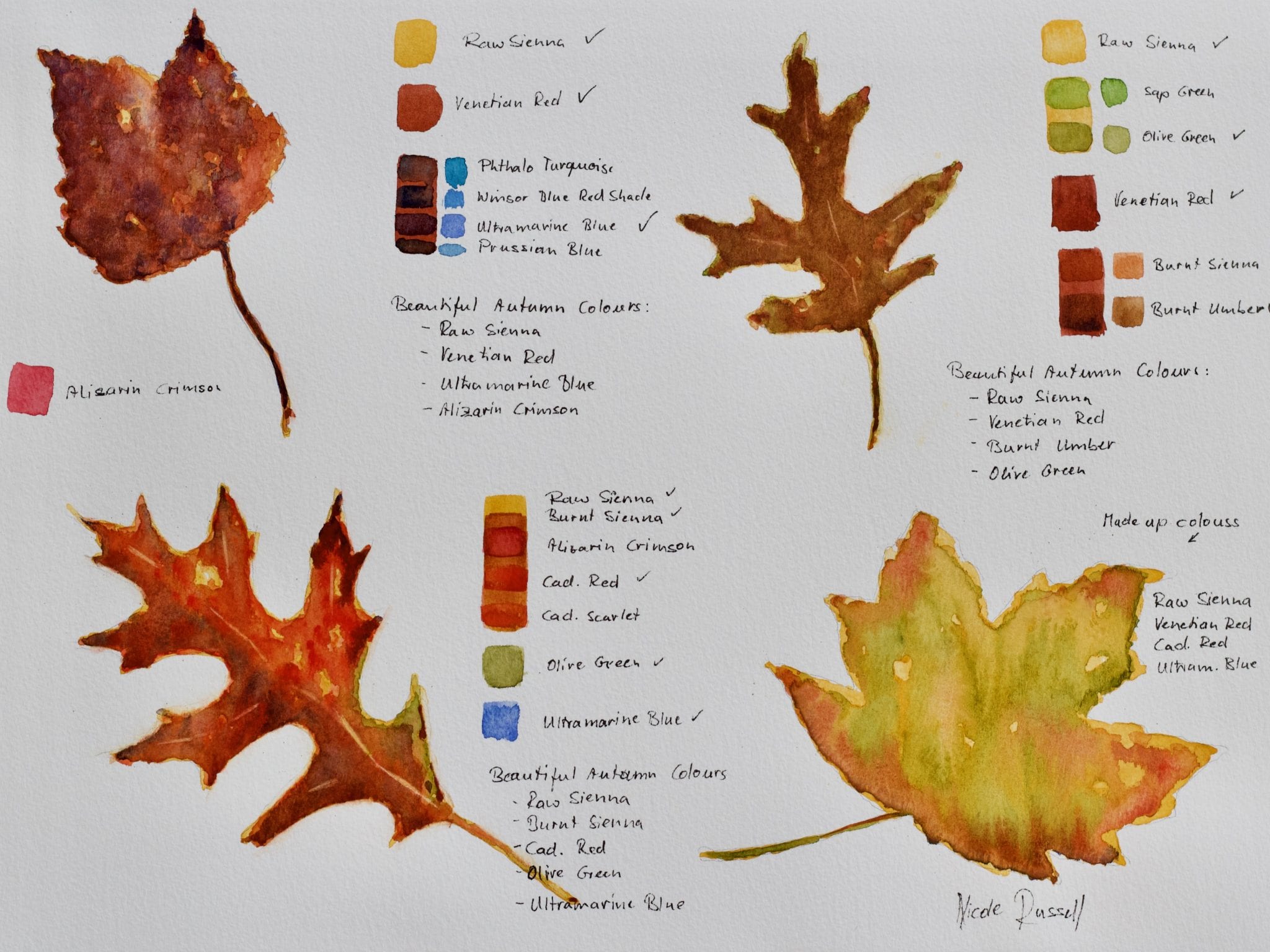 Best of Colours of autumn leaked