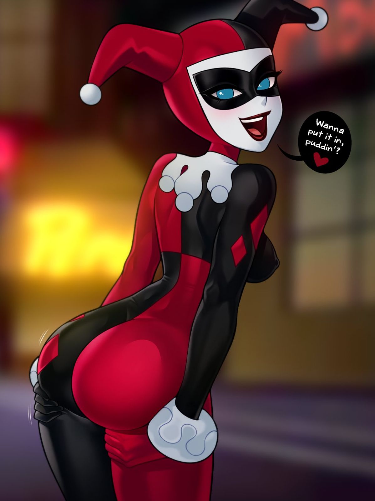 Harley Quinn Hent subtle seduction