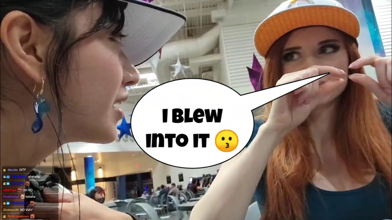 david stortini recommends amouranth real blowjob pic