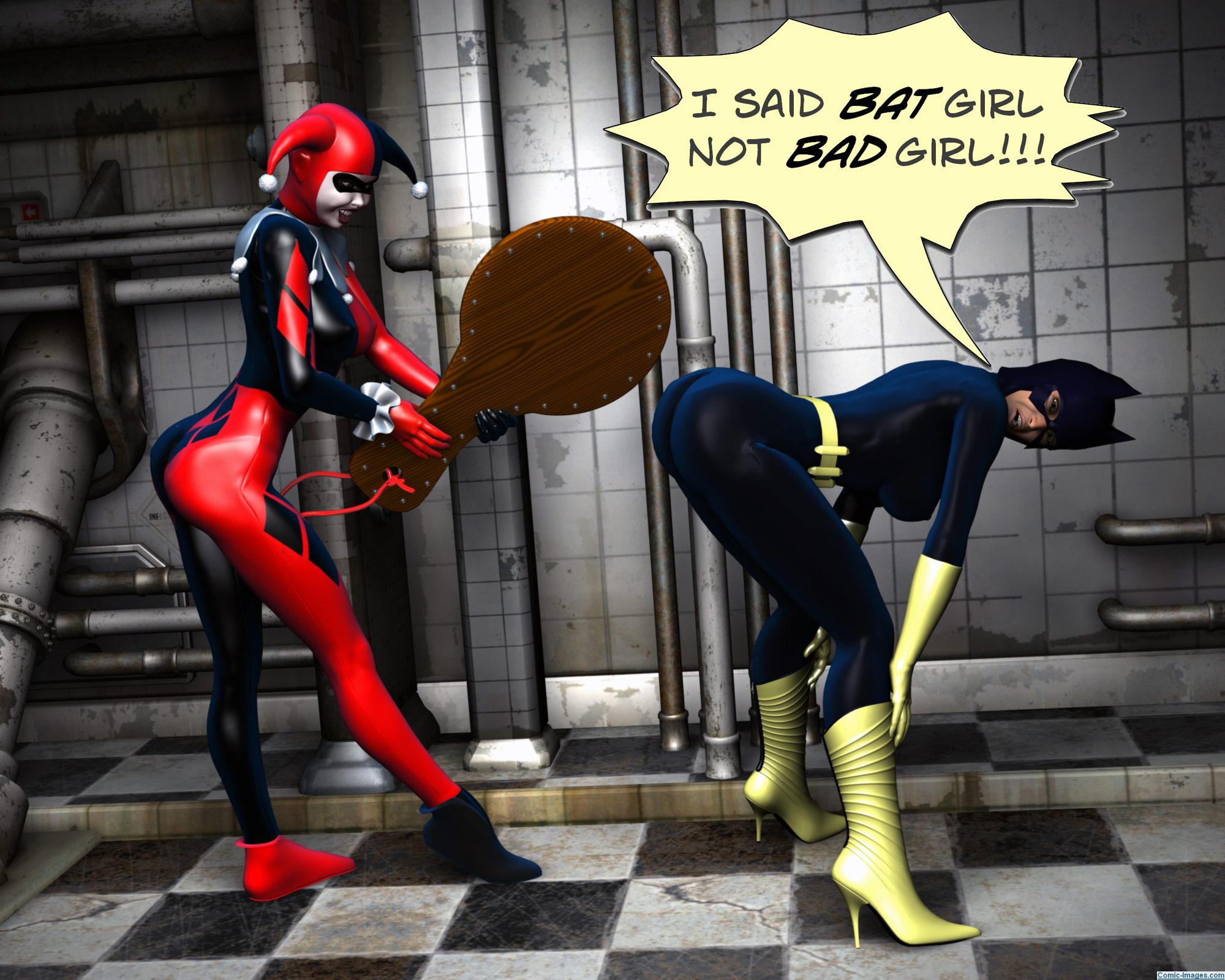 ali zeighami recommends harley quinn spanking pic