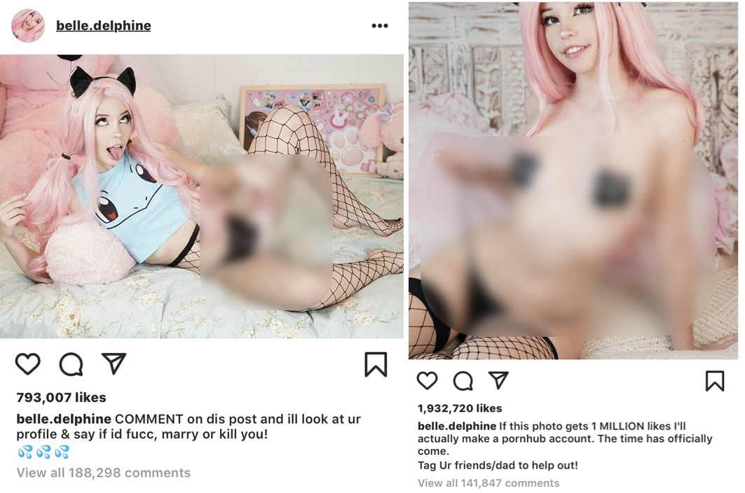 darren yap chee hui recommends Belle Delphine Nude Videos