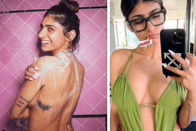 Best of Mia khalifa bath