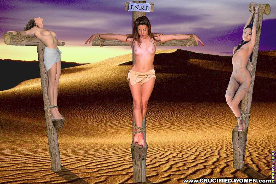 alfonso favale add naked women crucified photo