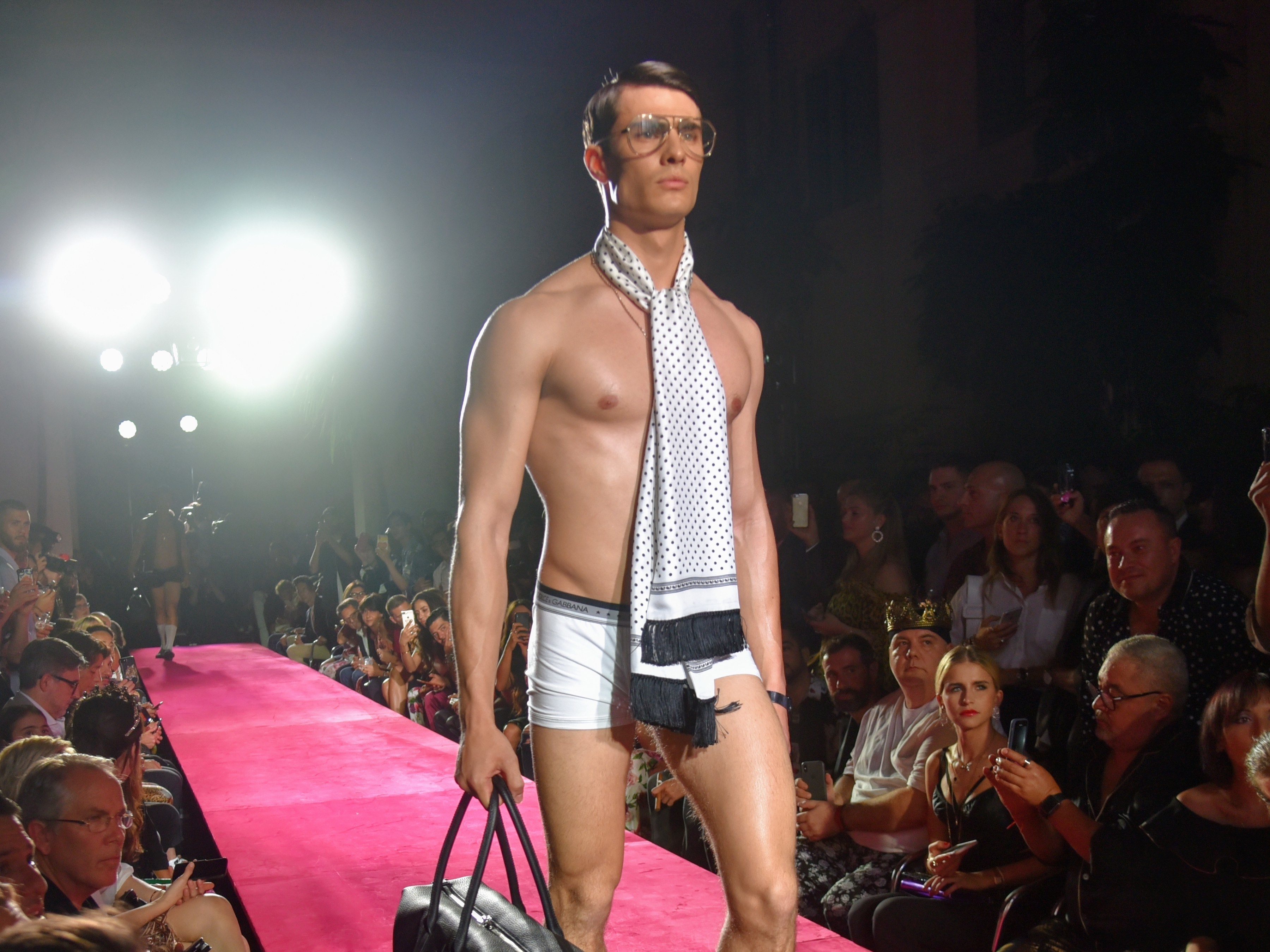 brian phegley recommends nude men runway pic