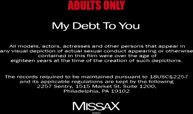 anna gonsales recommends missax my debt to you pic