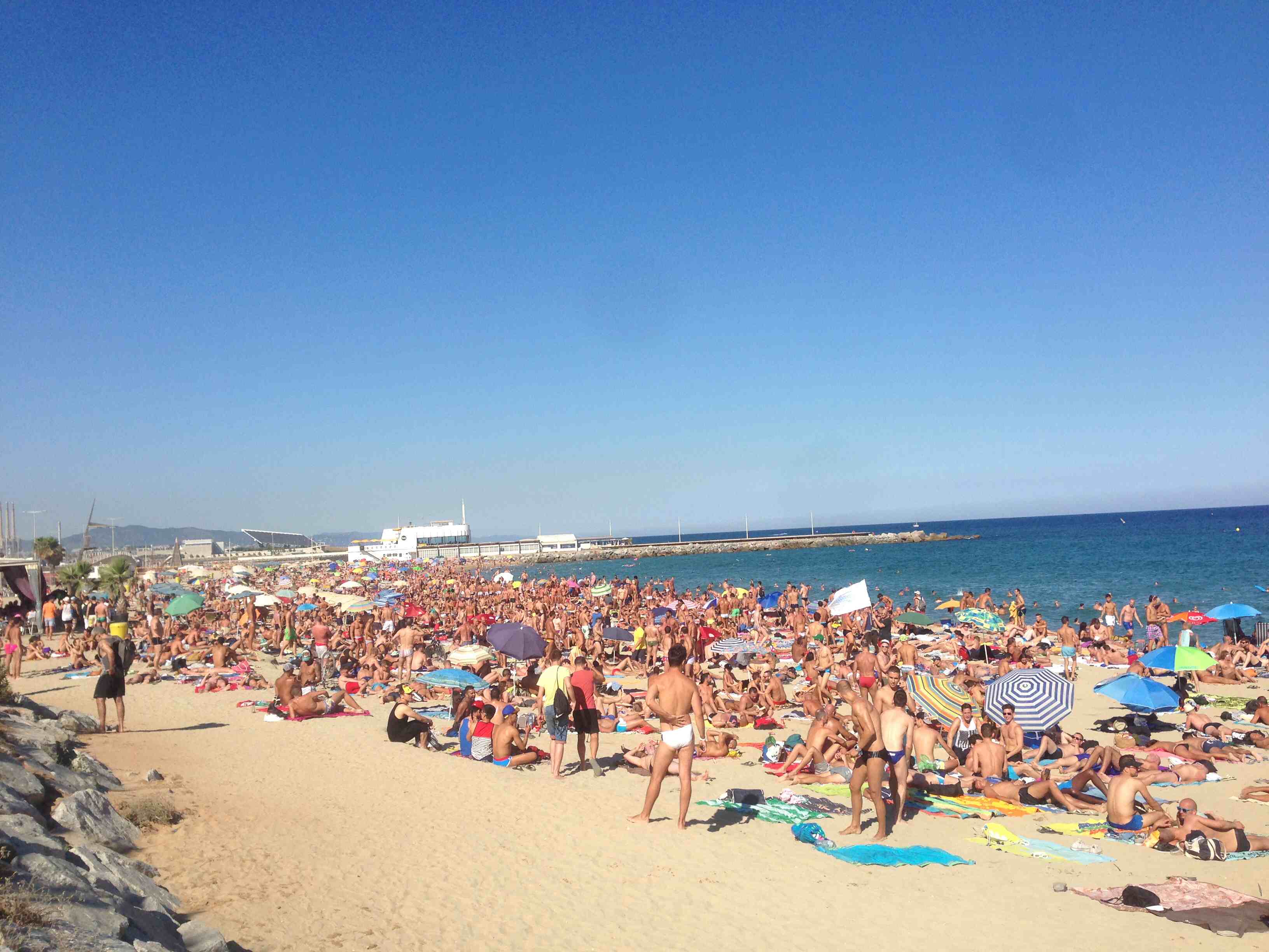 barceloneta beach nude