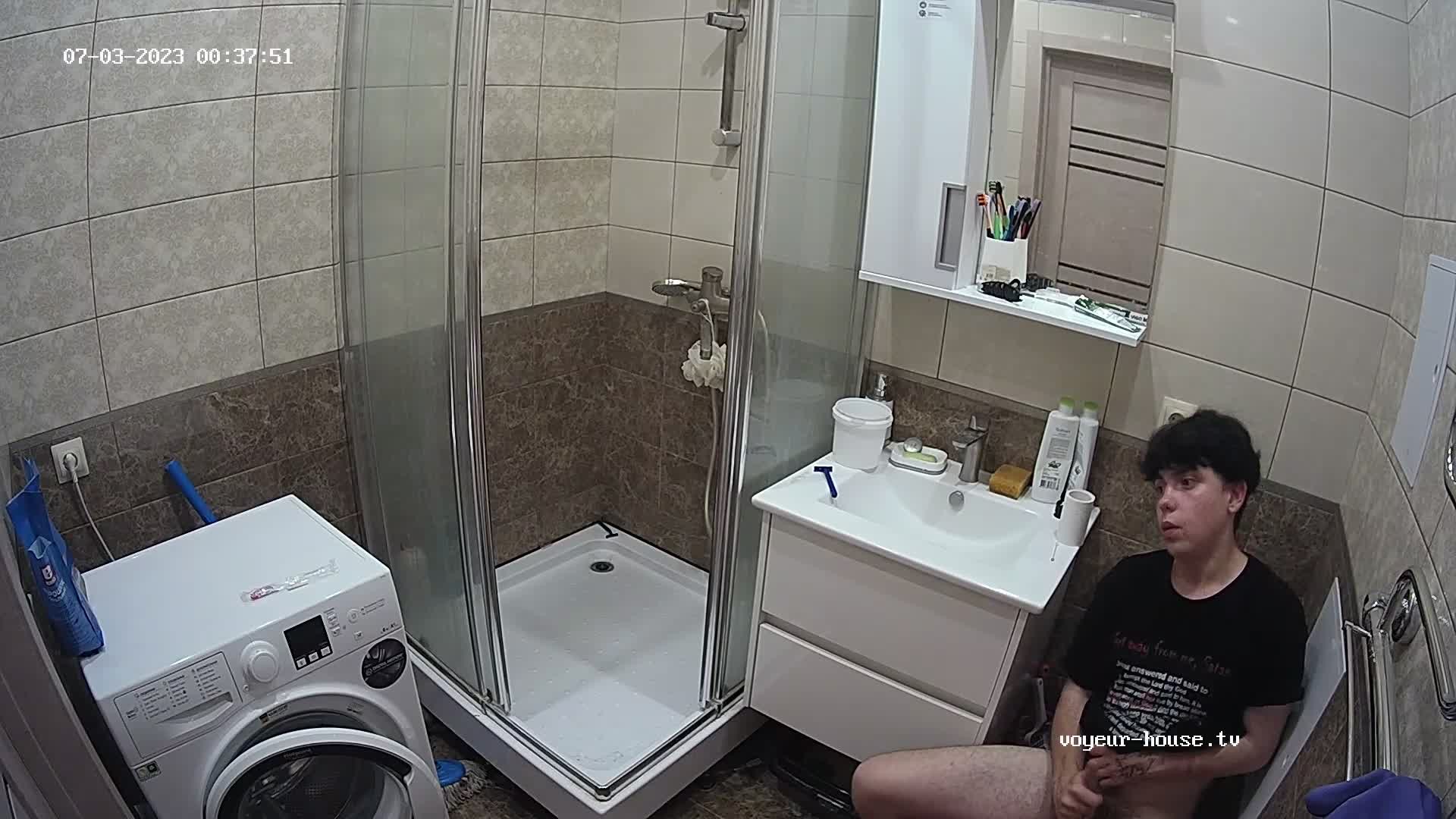 brian hall add jerking off in bathroom photo