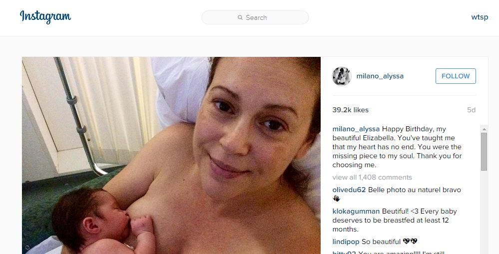 chris bedsted recommends Alyssa Milano Titts