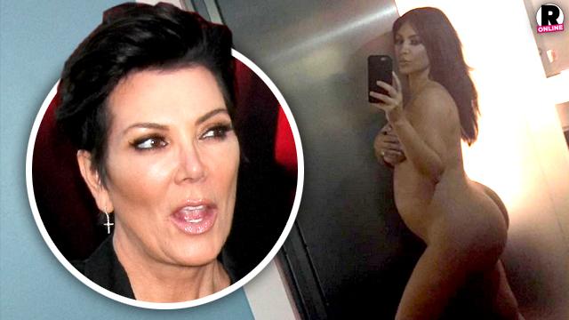 Best of Naked kris kardashian