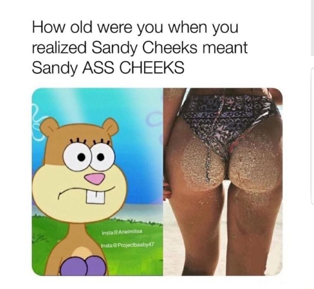 sandy cheeks ass