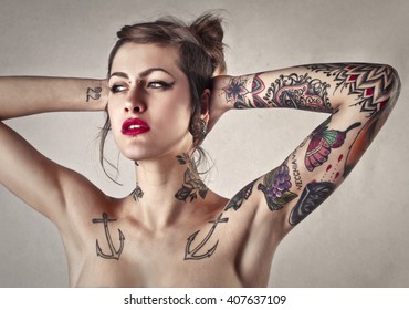 alex simich recommends nude babes with tattoos pic