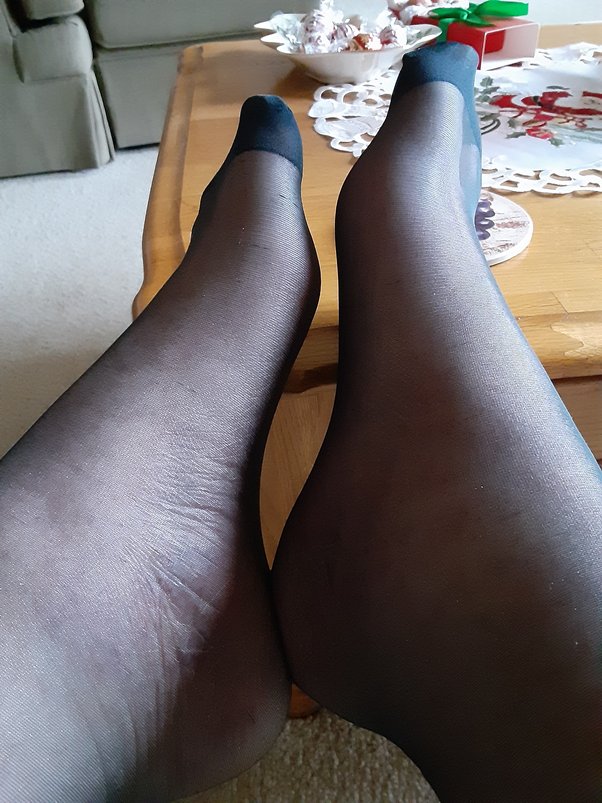 pantyhose feet in your face