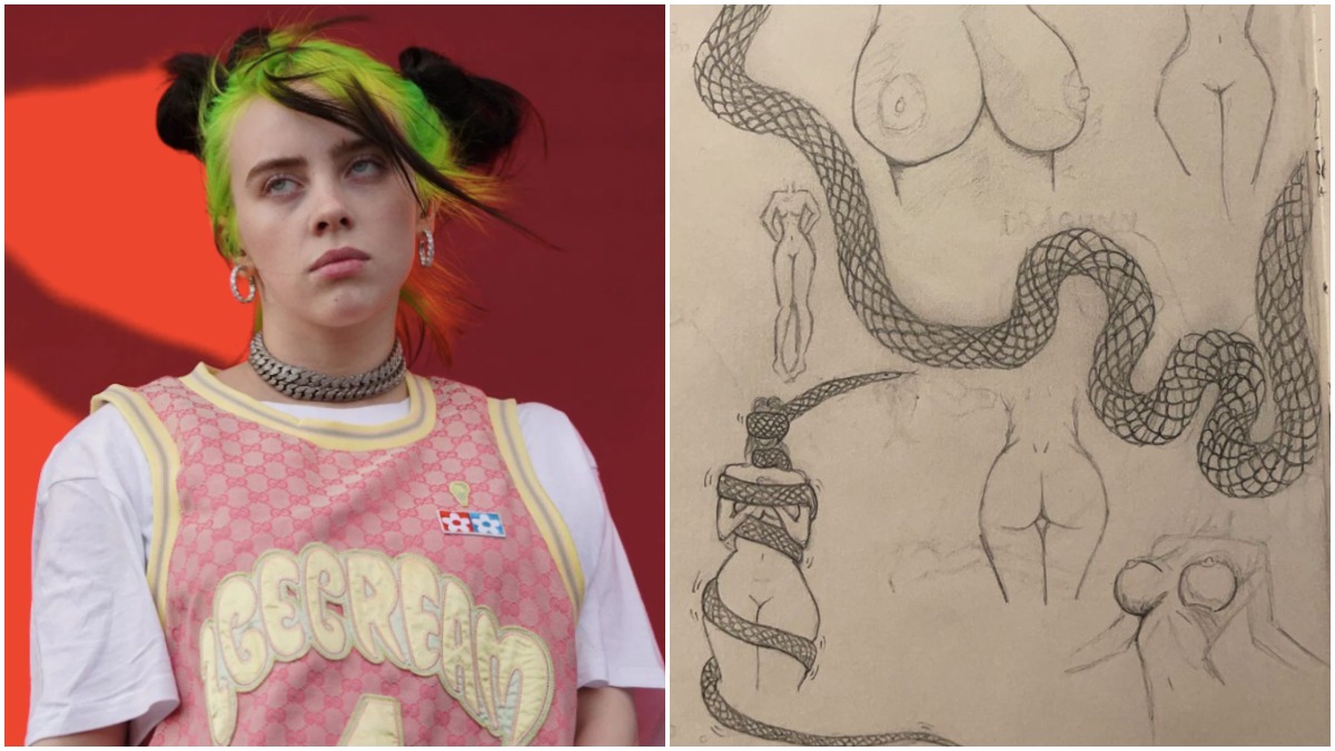 carol yamada recommends billie eilish tits nude pic