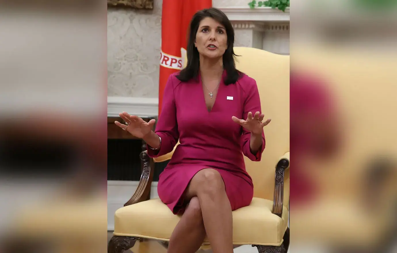 barb hanna share nikki haley cameltoe photos