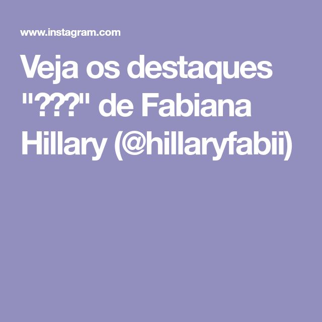 fabiana hillary