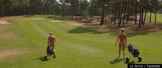 naked golfers