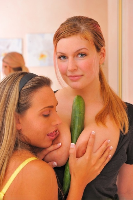 ace modar recommends lesbian cucumber porn pic