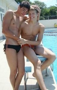 teenagers in speedos