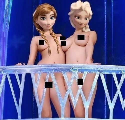 Best of Elsa and anna naked