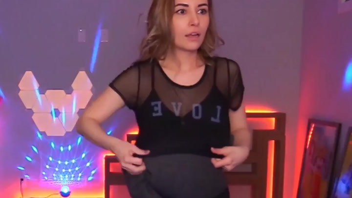 Alinity Nipple Slip brother spying