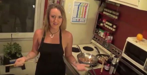 naked cooking videos