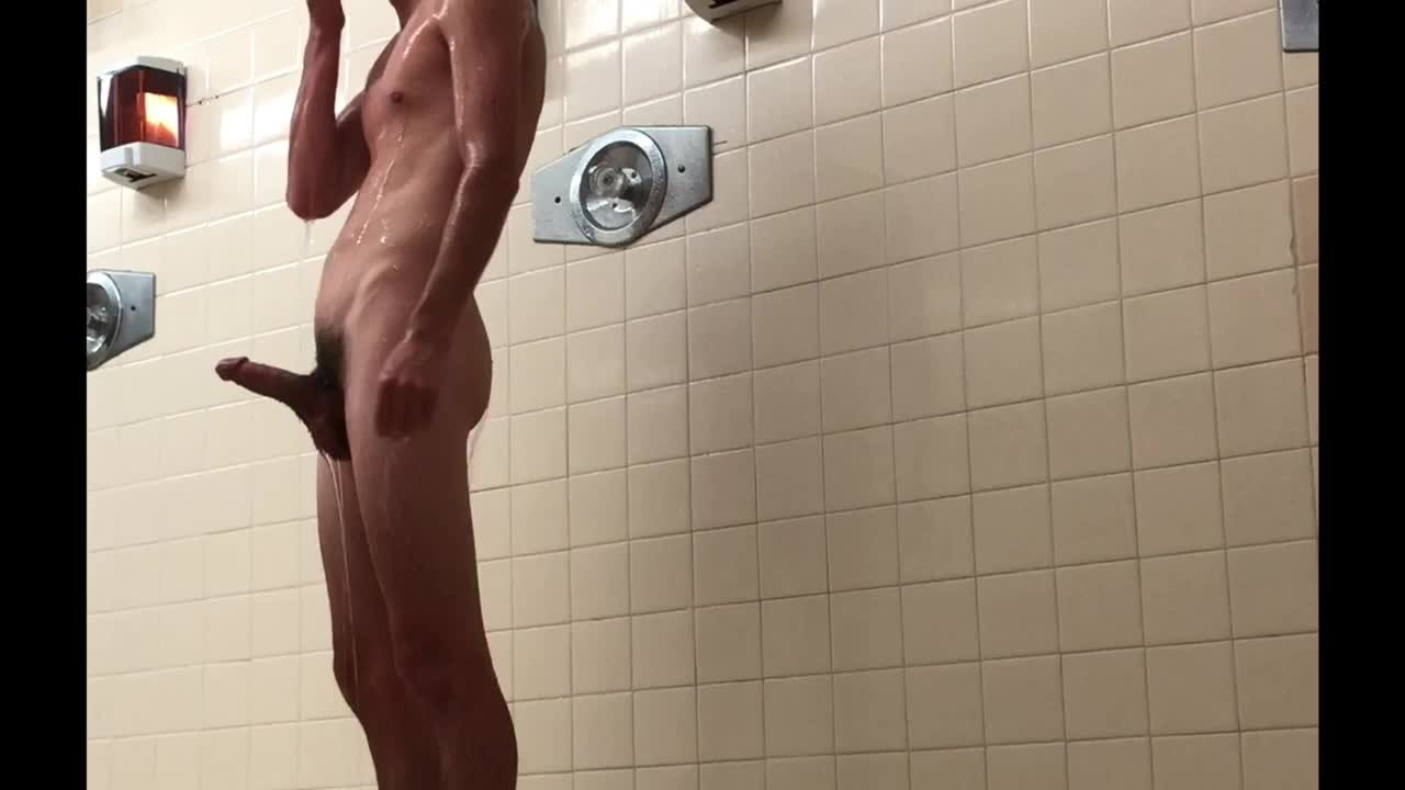 boner in public showers