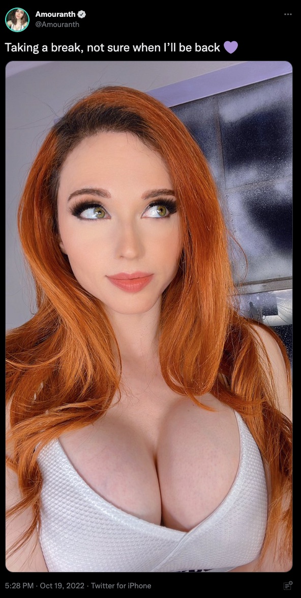 ali bevers add photo amouranth masturbating