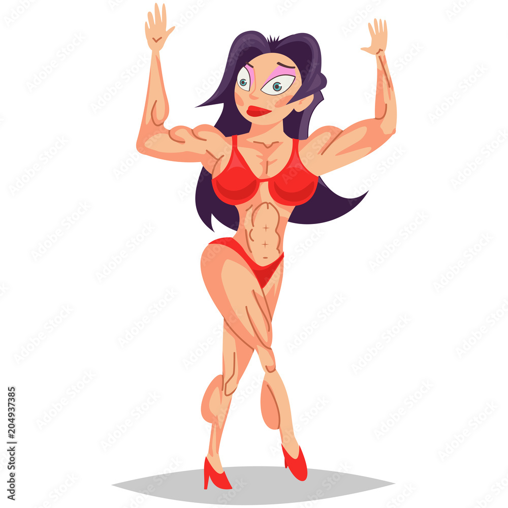 charlotte sousa add animated muscle women photo